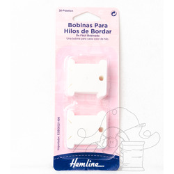 HEMLINE - PLASTIC BOBBINS FOR WINDING THREAD
