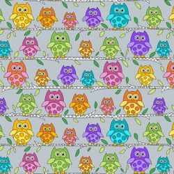MAKOWER - Hoot Hoot - Grey Owls