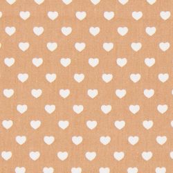 Hearts on beige