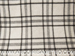 TEX WOLLEN PLAIDS/ CHEKERED REVERSIBLE - BEIGE