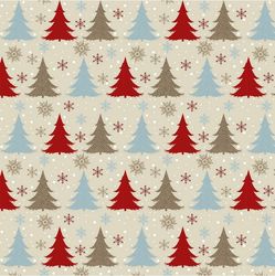 FABRICART - Tricolored Trees