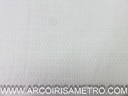 EVA E EVA FABRIC - WHITE ON WHITE STRIPES