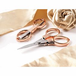SMALL FOLDING SCISSORS - ROSE GOLD