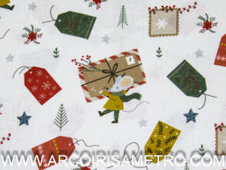 Christmas - Little mice and tags 7006