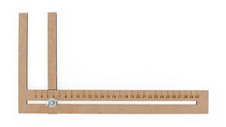 Rueler for doll hair 33.5 x 17cm