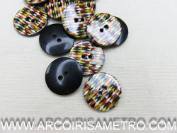 COLORFUL DIAMONDS BUTTON - 36MM