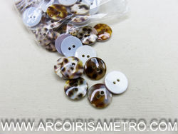 Tiger button 20mm