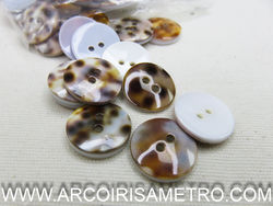 Tiger button 20mm