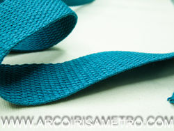 COTTON STRAP - Blue-Green