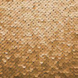 Katia -bi-color sequin fabric - GOLD / BLACK