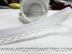 FITA DE VIES COM PICÔ  - BRANCO 