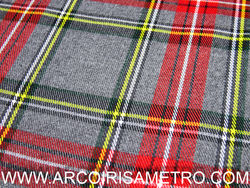 Scottish Kilt Fabric- Grey