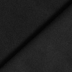 WIDE WHITE FLANNEL - BLACK