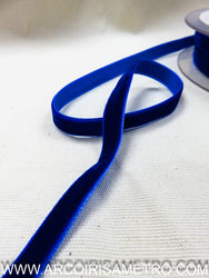 VELVET RIBBON - 9  MM - Royal blue