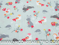 Jumping bunnies - green