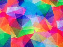 STOF FABRIC - KALEDO - COLORED GEOMETRICS