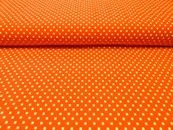 Spandex - Orange with rectangles 