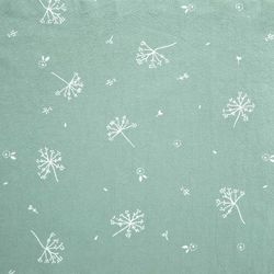 KATIA - RUSTIC COTTON PRINT  - Flowers Aqua