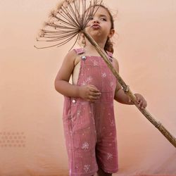 KATIA - RUSTIC COTTON PRINT  - Flowers Aqua