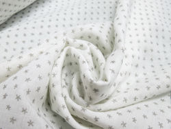 Curtains - Voile with stars - grey