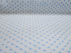 Curtains - Voile with stars - blue
