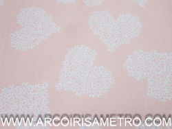 PIQUET - Hearts on pink