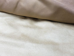 Beige suede