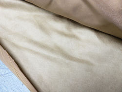 Beige suede