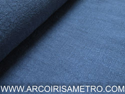 Rustic linen - Dark blue