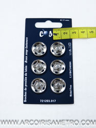 Brass Snap Fasteners - 17mm 