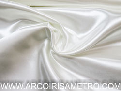 Pearl white satin 