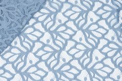 Elastic lace - blue