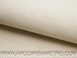 Ribbed jersey - cream