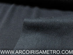 Malha/ jersey cardado - preto