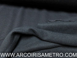 Malha/ jersey cardado - preto