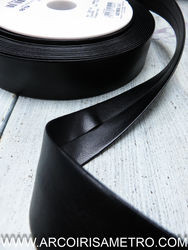 30mm bias tape - Black Pleather 