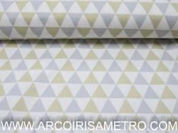 PIQUET - Grey/ Beige triangles