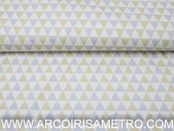 PIQUET - Grey/ Beige triangles