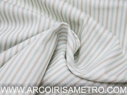 PIQUET - Grey/ green Stripes