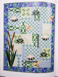 Livro de patchwork - Bugs, Blooms, bullfrogs