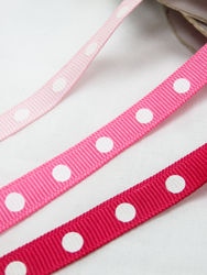 Grosgrain ribbon - dots 
