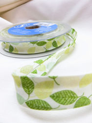 20mm Bias tape - Leafs