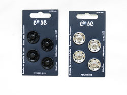 Brass Snap Fasteners - 19mm 