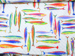 STAIN RESISTANT - DIGITAL PRINT - Sardines 