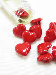 12mm heart button