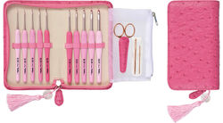 TULIP ETIMO CROCHET HOOK CASE - PINK