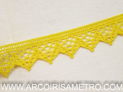 Cotton lace - yellow