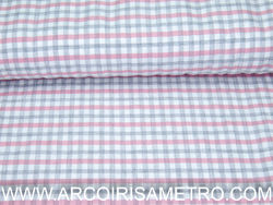 Vaiela - Pink and grey check