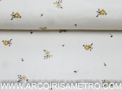 Printed Corduroy - flowers