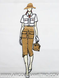 Thermo adhesive appliqué - Chica